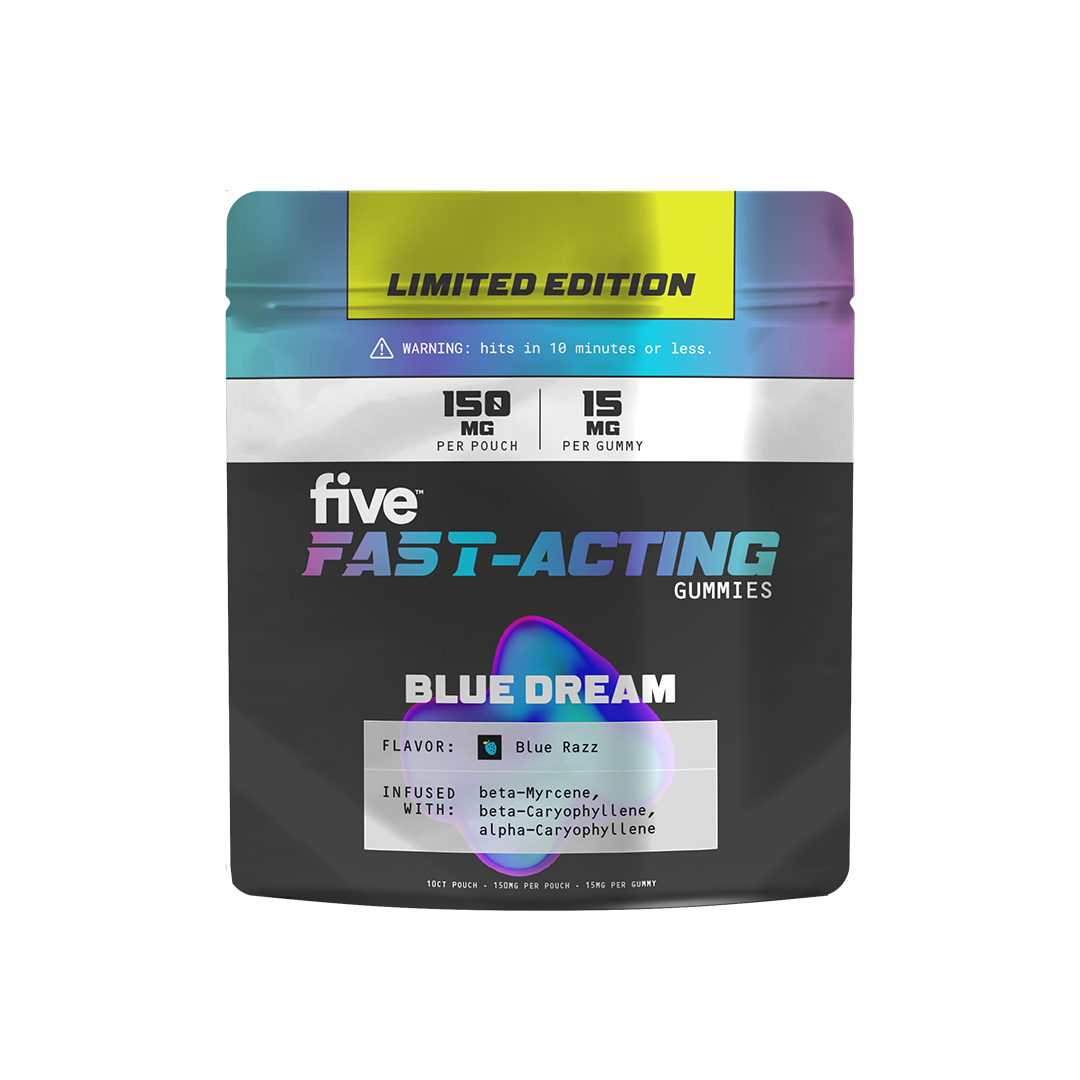 blue dream fast-acting 15mg gummies