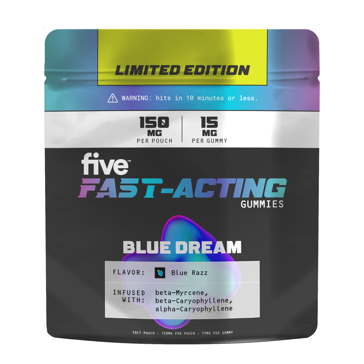 blue dream fast-acting 15mg gummies