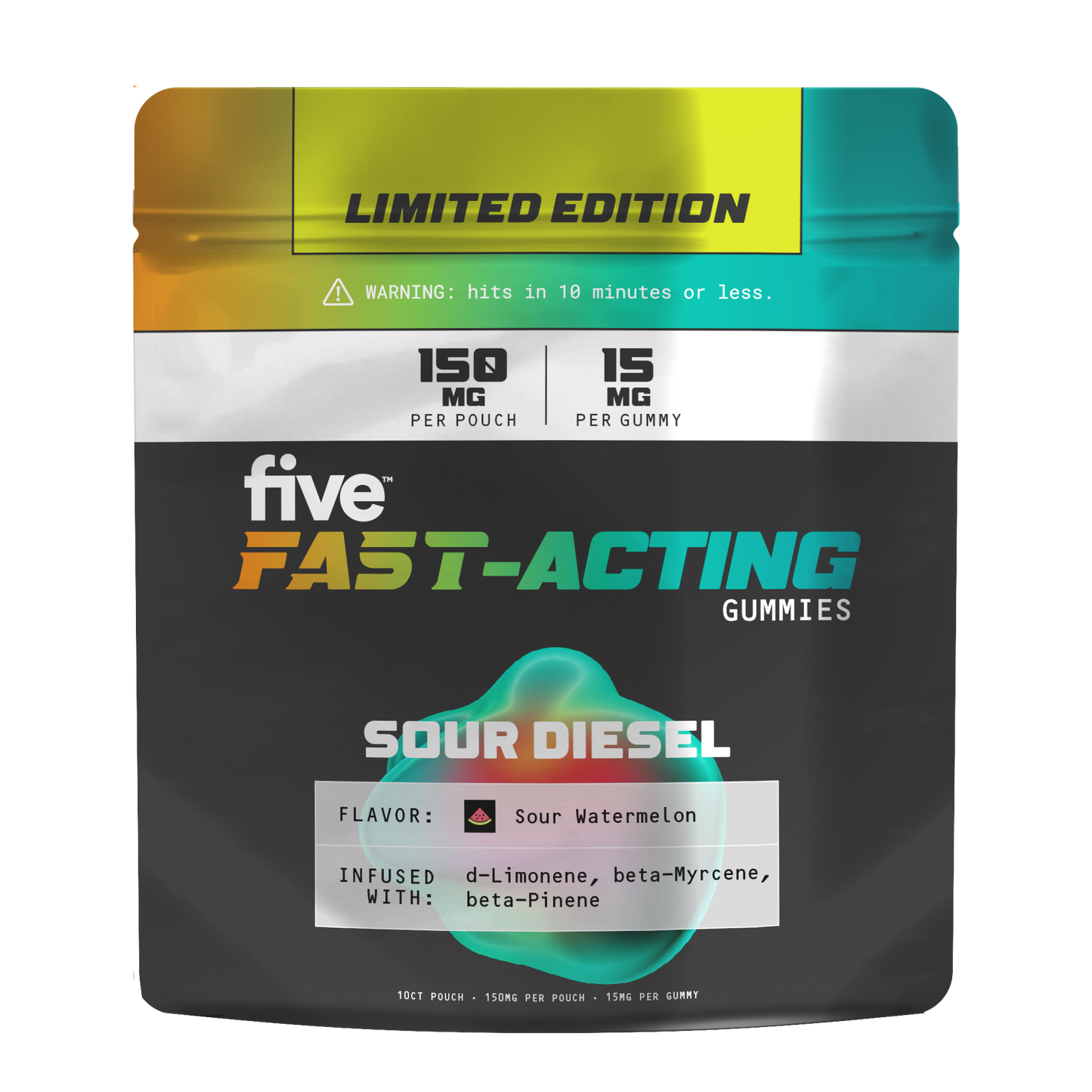 sour diesel fast-acting 15mg gummies