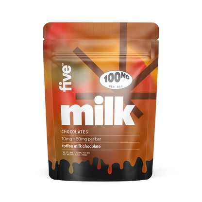 toffee 10mg milk chocolates