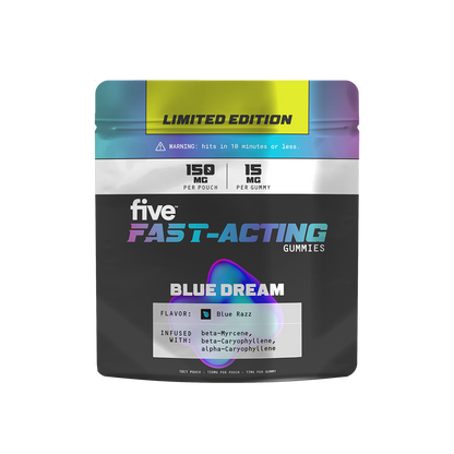 blue dream fast-acting 15mg gummies