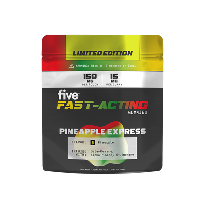 pineapple express fast-acting 15mg gummies