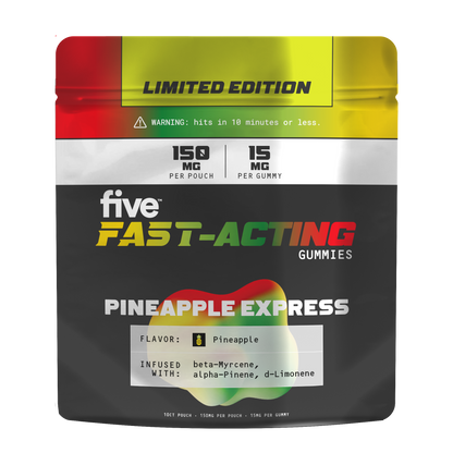 pineapple express fast-acting 15mg gummies
