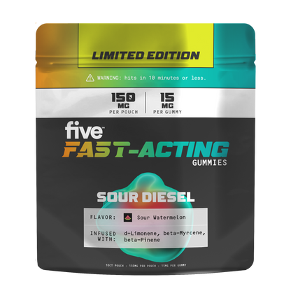 sour diesel fast-acting 15mg gummies
